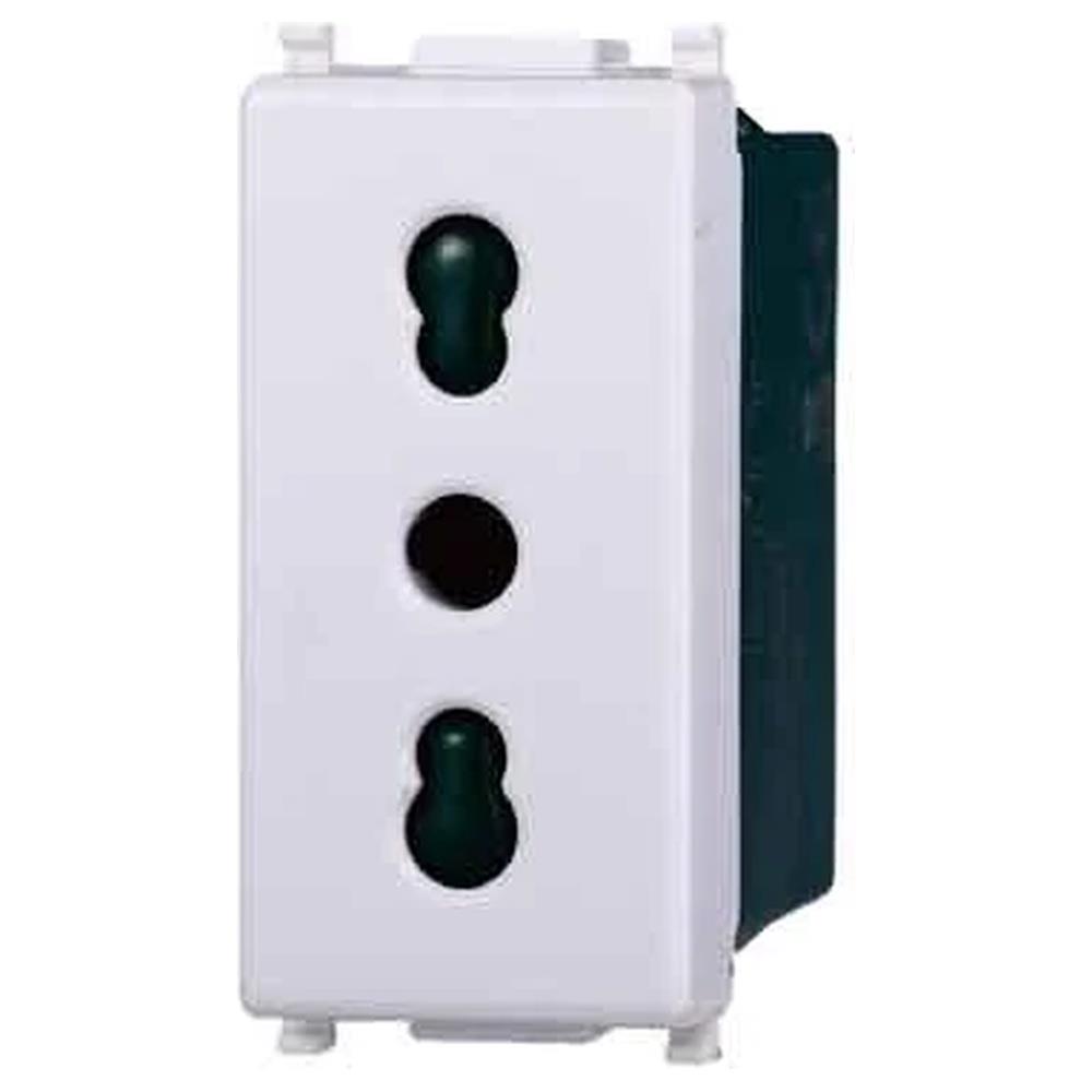presa bivalente 'starlight' 10/16a 250v - 2p+t