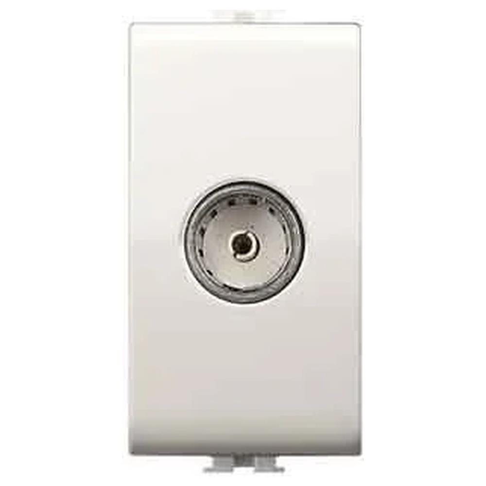 presa coassiale tv 'easy' bianco