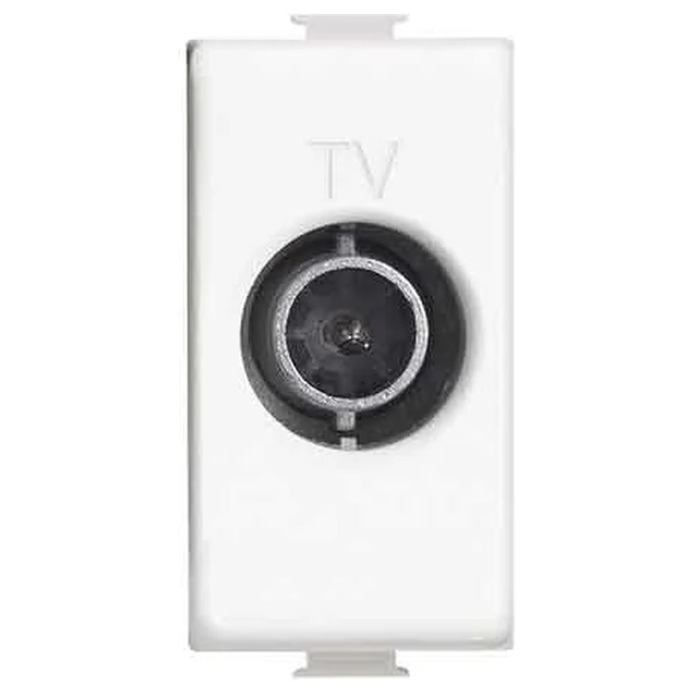 presa coassiale tv maschio 'matix' bticino diretta - bianco