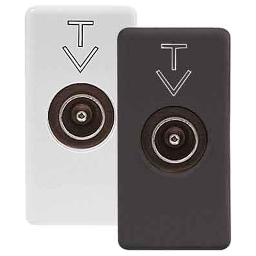 presa coassiale tv maschio 'system'