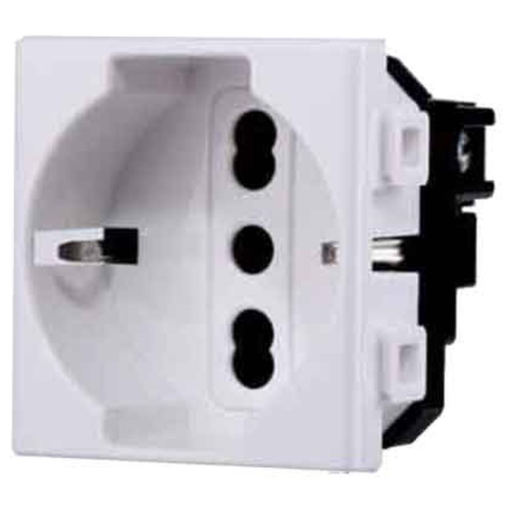 presa italiana/tedesca 'solar' 10/16a 250v - 2p+t