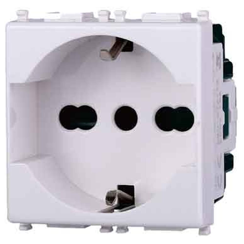 presa italiana/tedesca 'starlight' 10/16a 250v - 2p+t