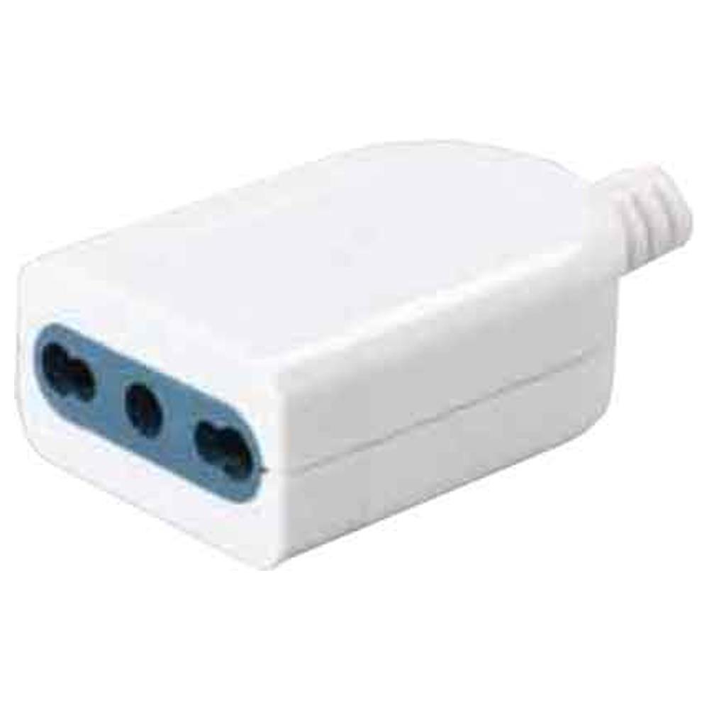 presa mobile 10/16a cardinale 2p+t