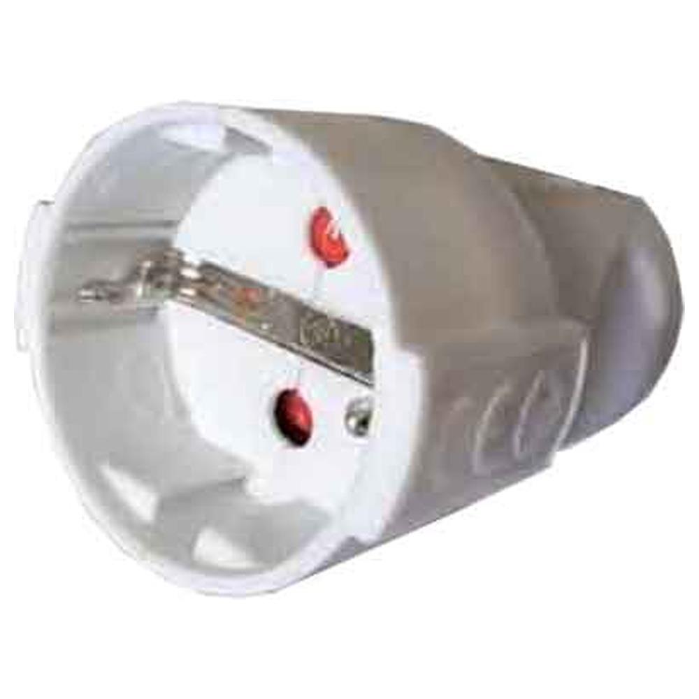 presa mobile schuko 16a cardinale 2p+t