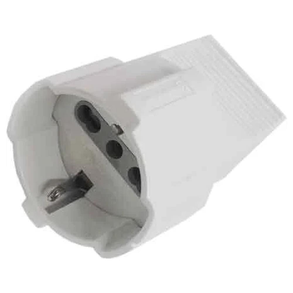 presa mobile schuko/bivalente 16a 2p+t