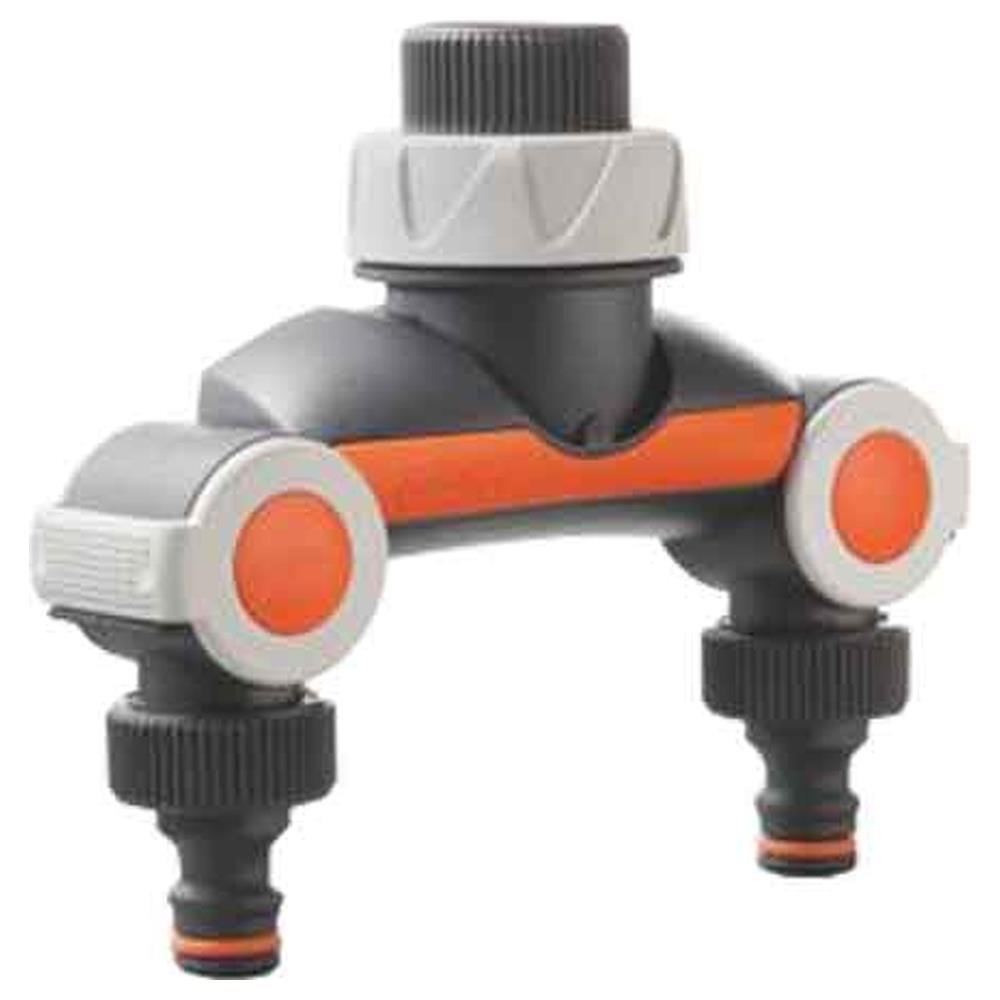 presa rubinetto g.f. a doppia uscita 3/4"