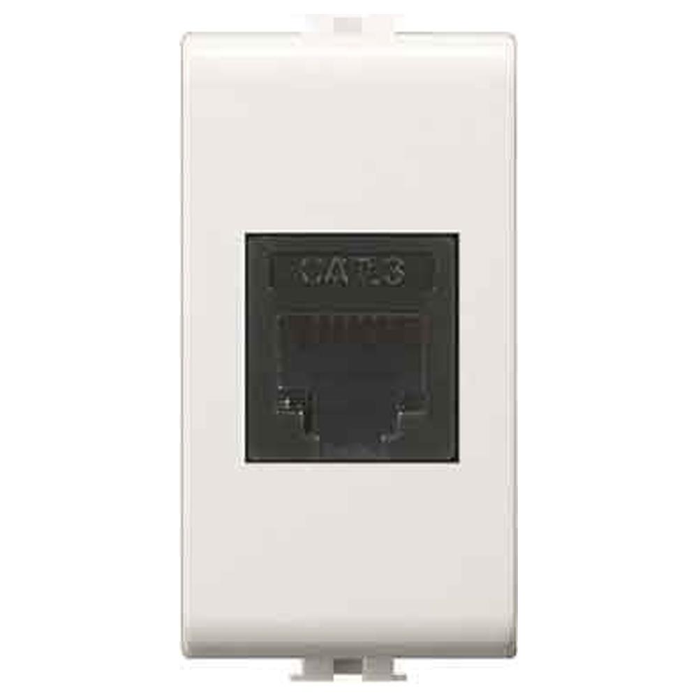 presa telefonica rj11 'easy' plug 6/4 - bianco