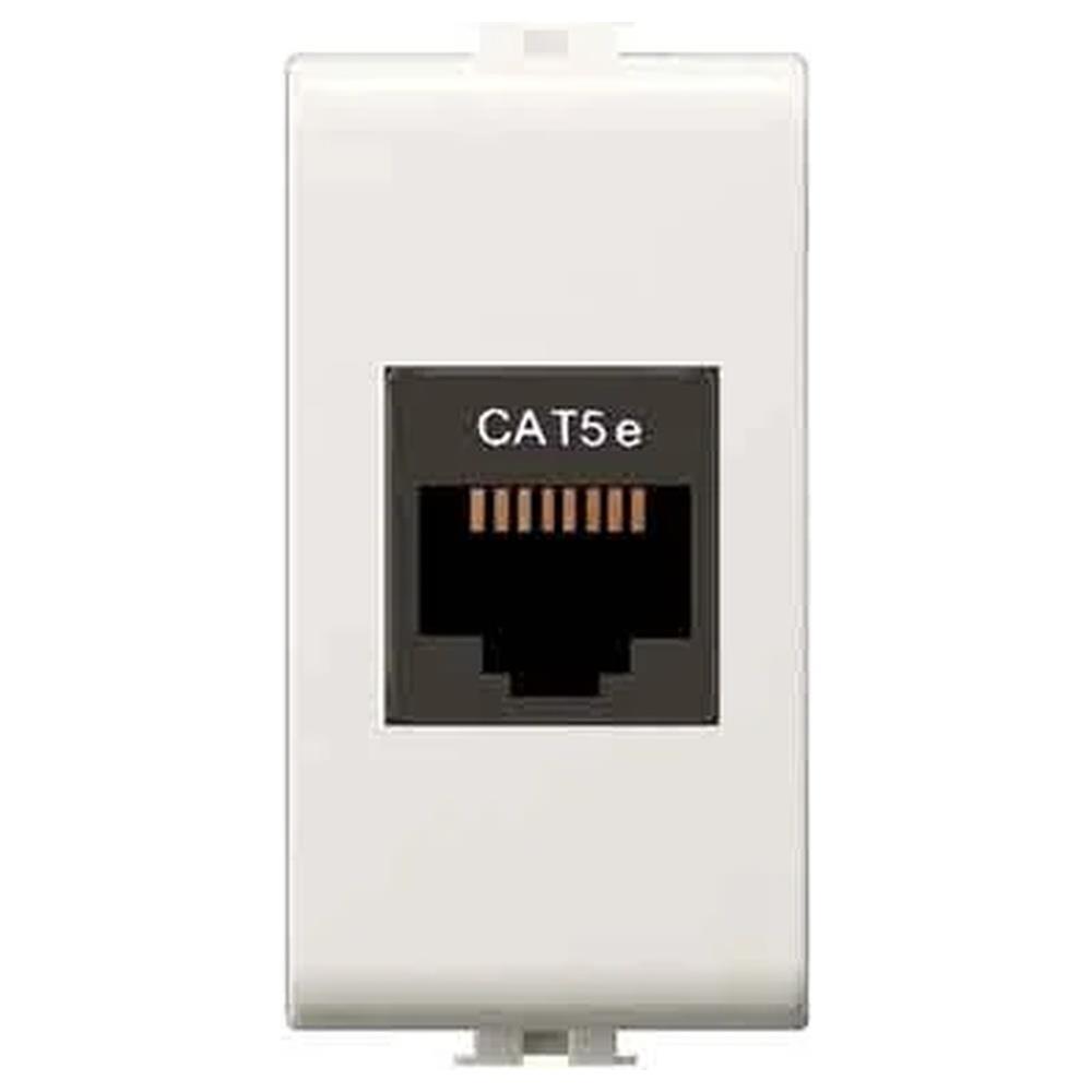 presa telefonica rj45 'easy' cat 5e utp - bianco
