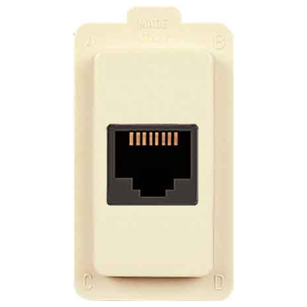 presa telefonica 'tondo' rj11 plug 6/4