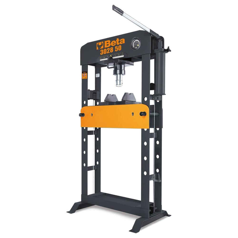pressa idraulica con pistone mobile ed argano beta 3028 50