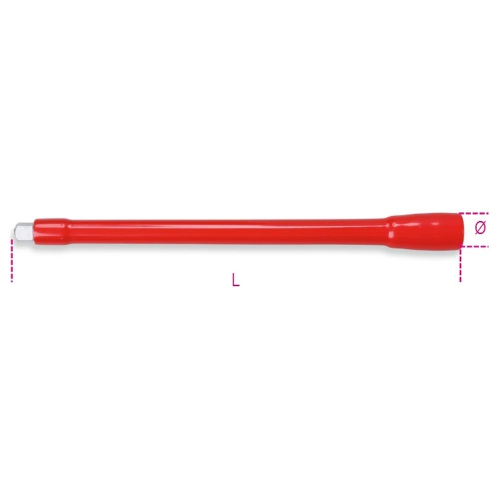 prolunga quadro maschio e femmina 3/8" beta 910mq/22