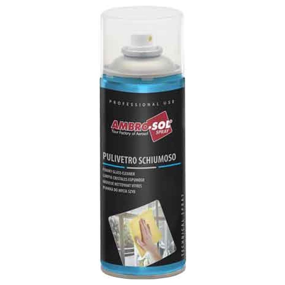 pulitore vetri e schermi schiumoso ambrosol 400 ml