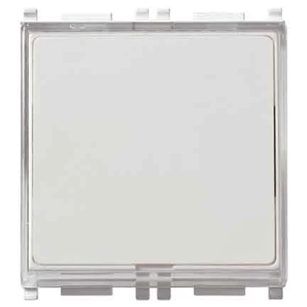 pulsante con portanome 'plana' vimar 10ax 250v - colore bianco