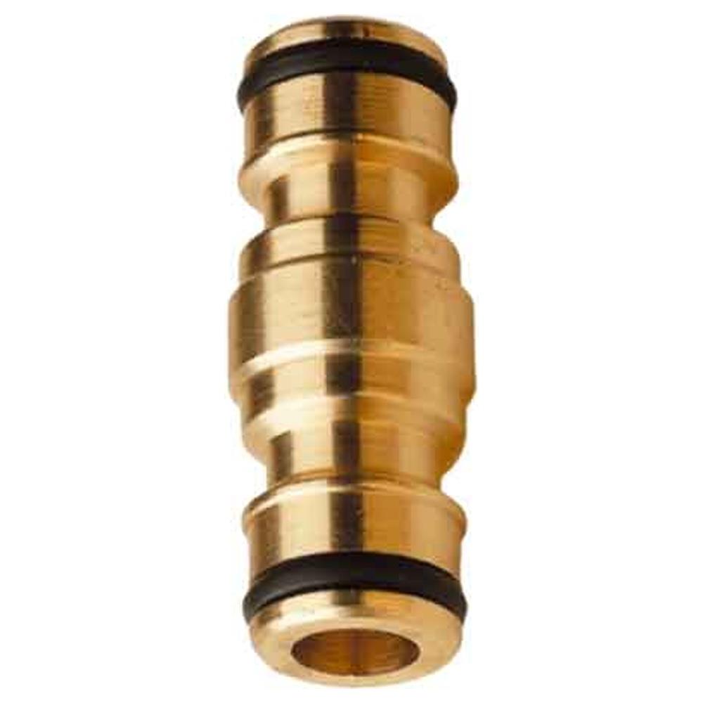 raccordo connettore a due innesti in ottone