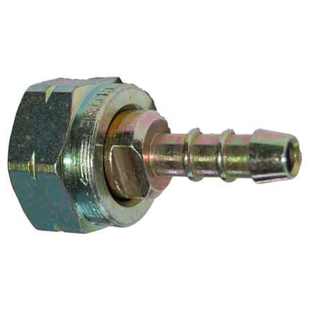 raccordo portagomma per bombola gas 1/2" - ø 9 mm (gpl)