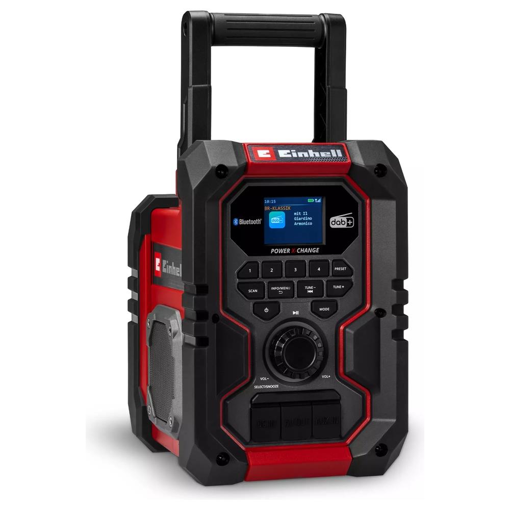 radio einhell a batteria te-cr 18 li dab+/fm/bt - solo