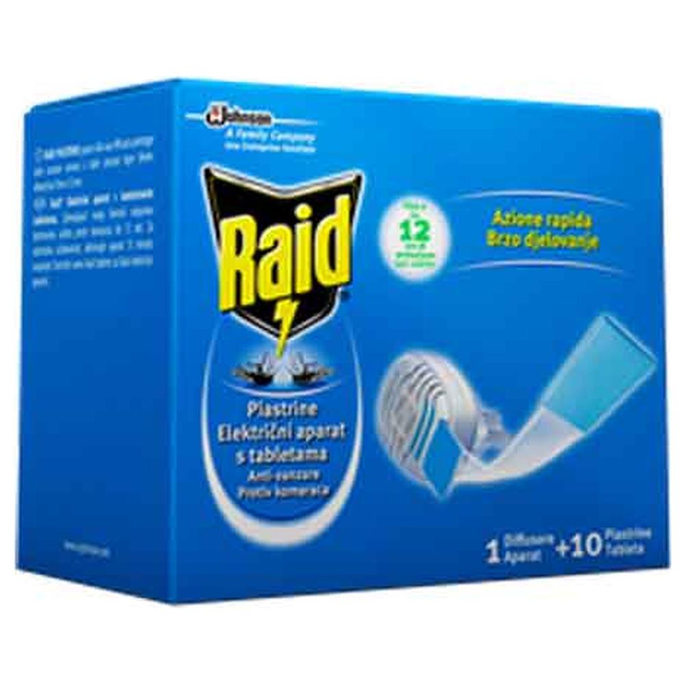 raid base per piastrine antizanzare base + 10 piastrine