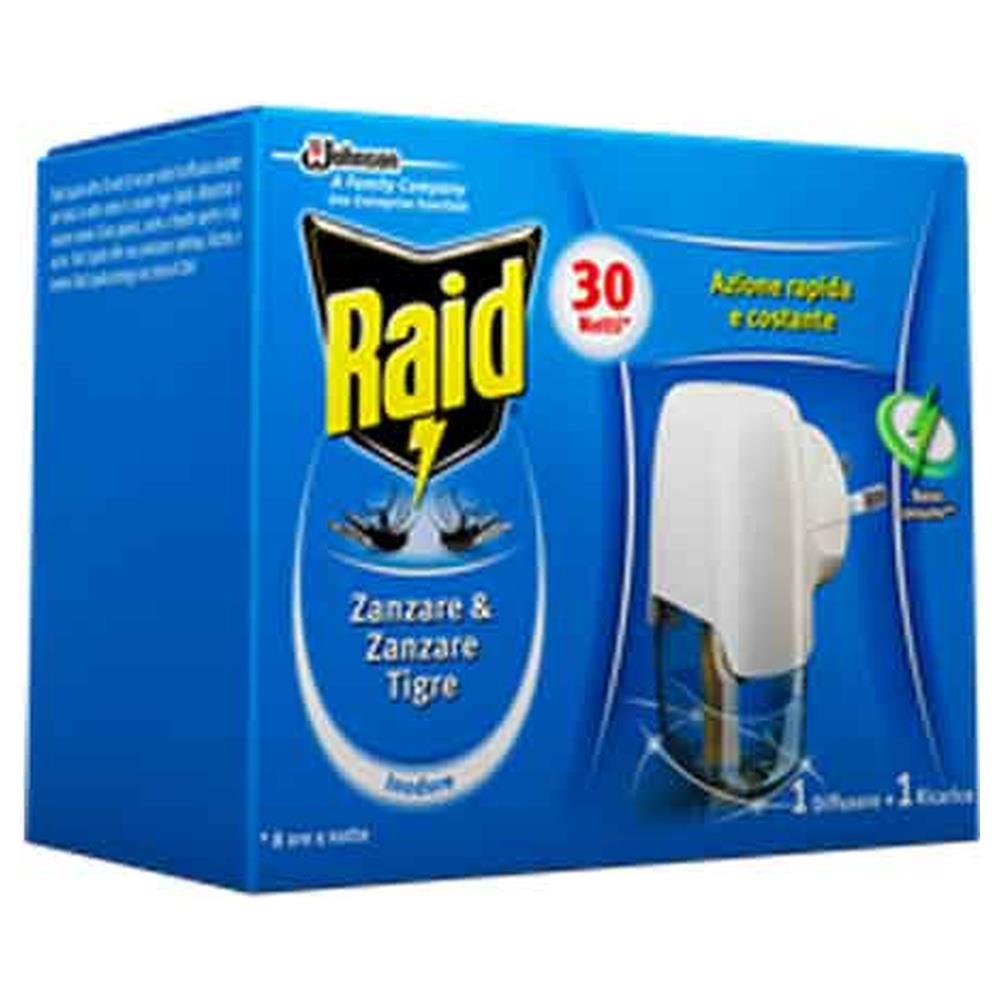 raid diffusore liquido antizanzare base + 1 ricarica