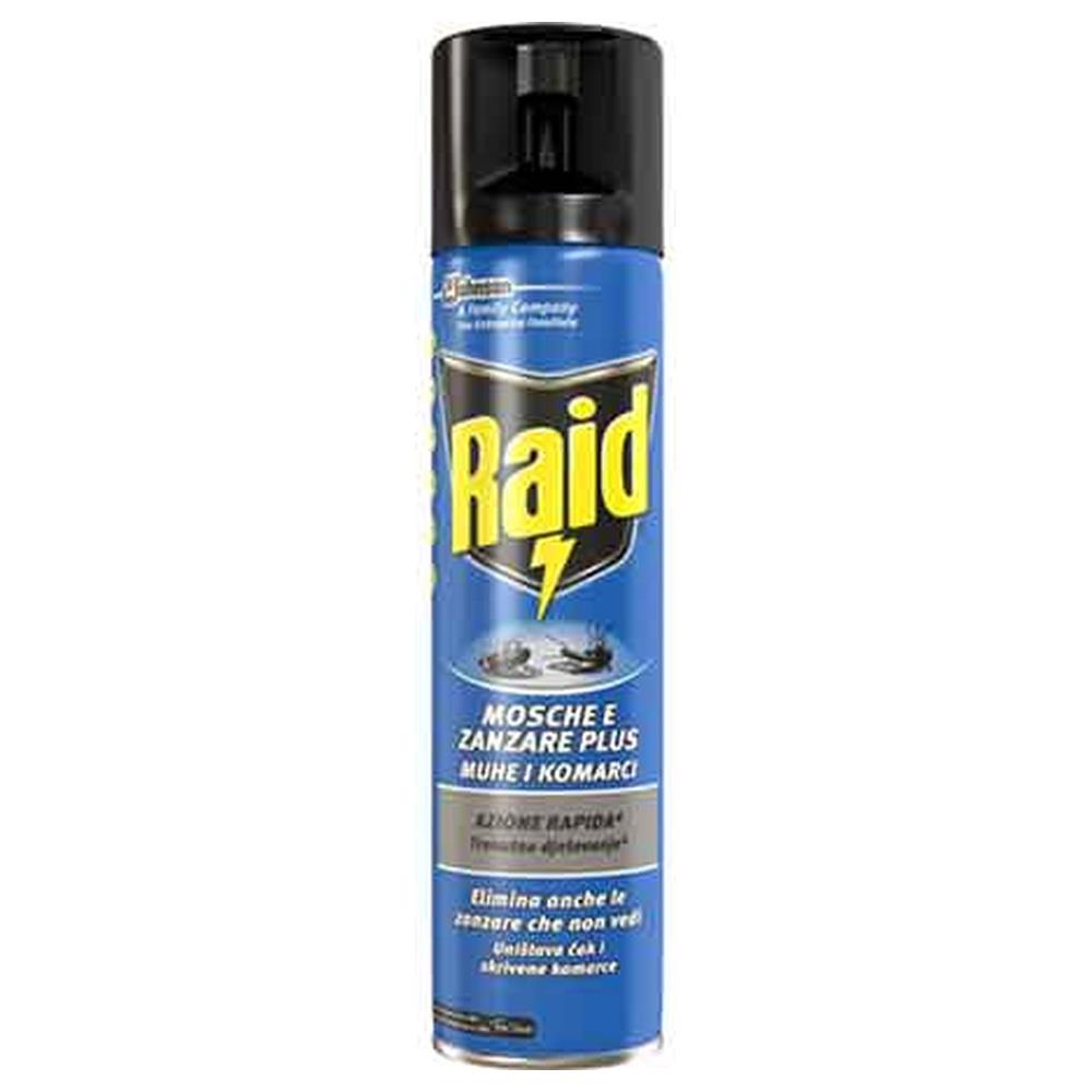 raid spray mosche e zanzare 400 ml