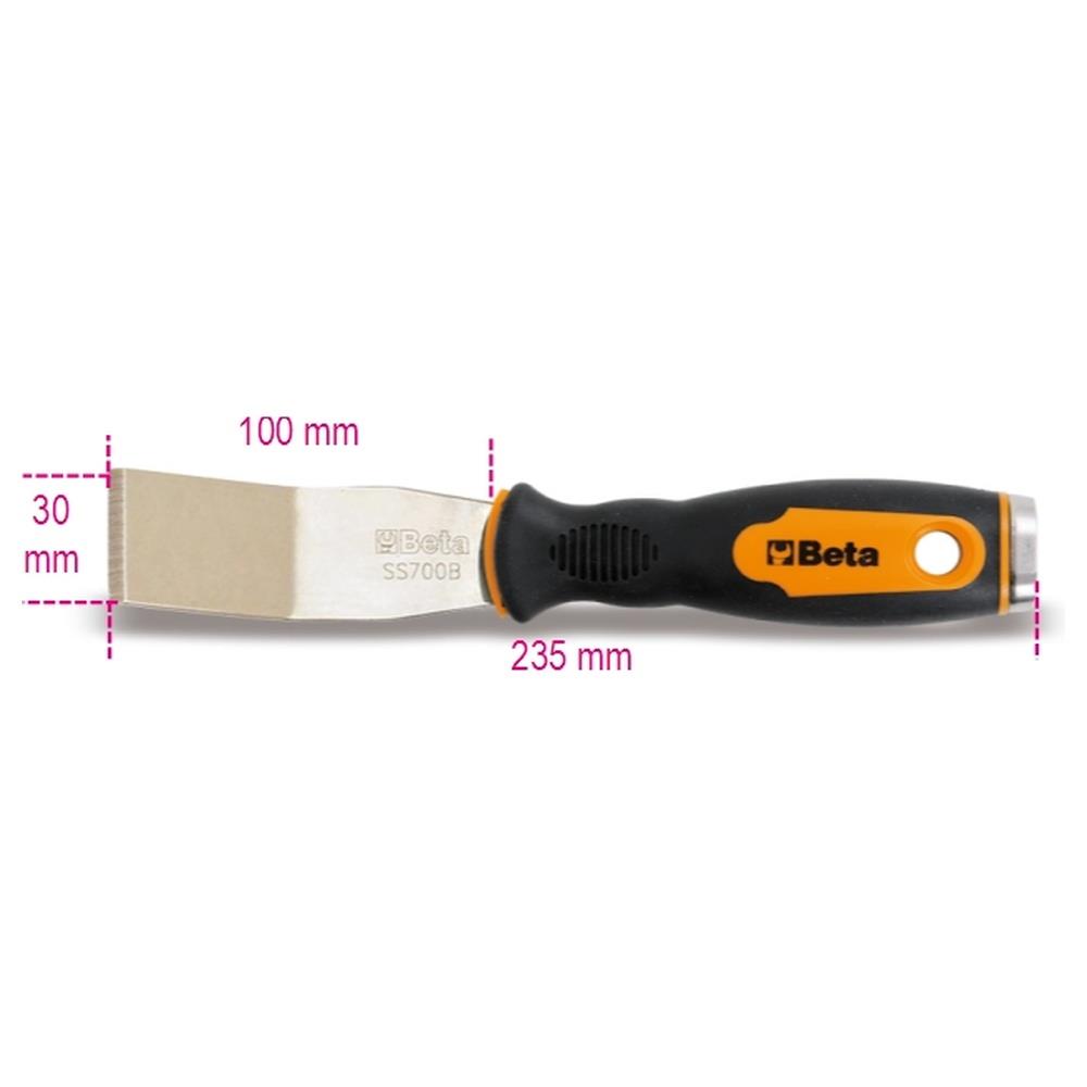 raschietto a battere tipo piegato beta 1479rb/2