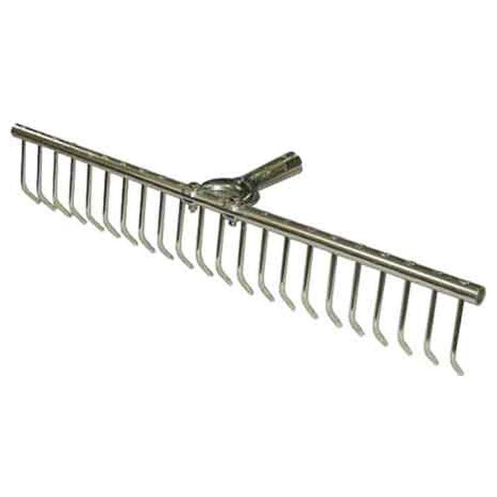 rastrello da fieno falci in alluminio 20 denti (62 cm)