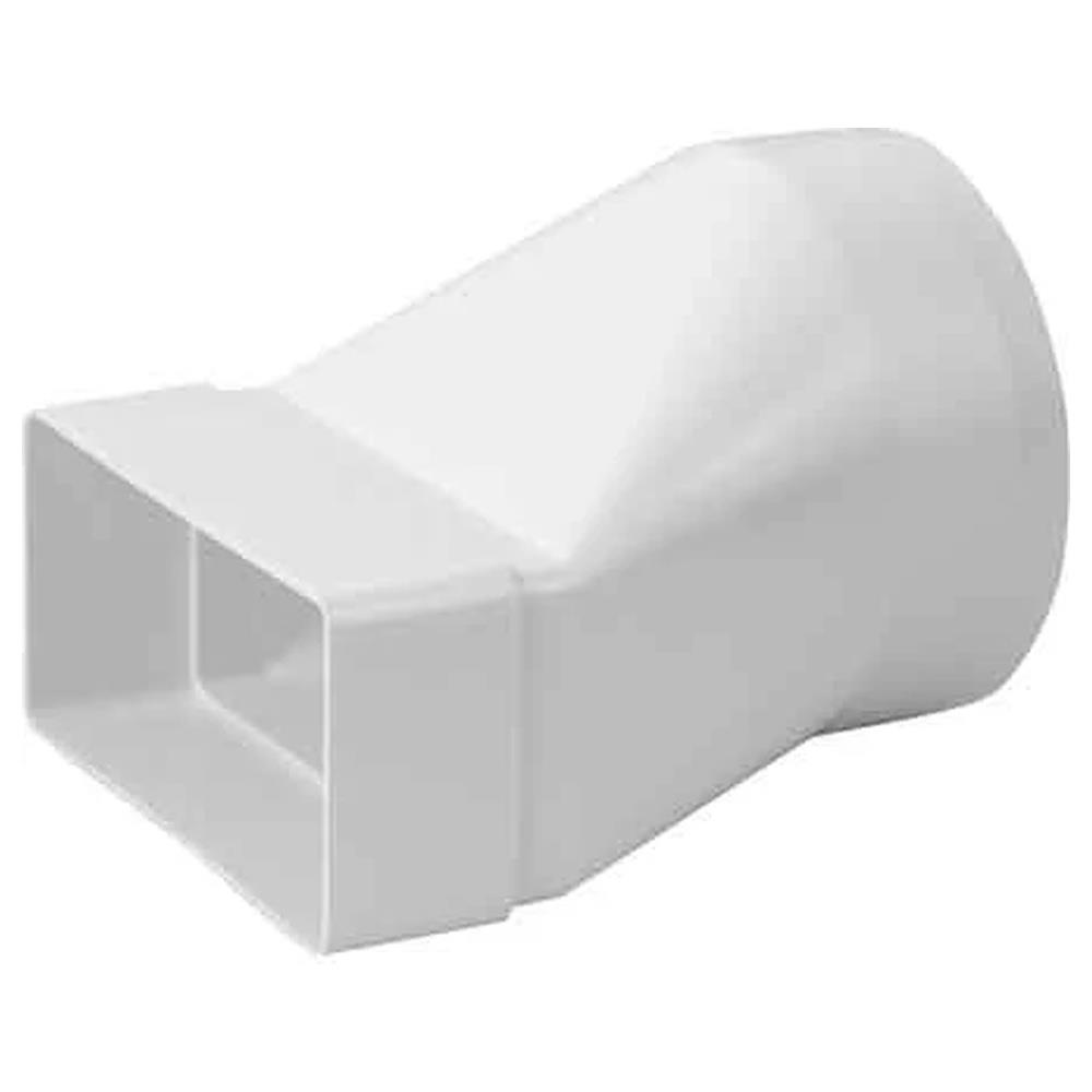 riduzione da tubo tondo a rettangolare da ø 100 mm a 110x55 mm