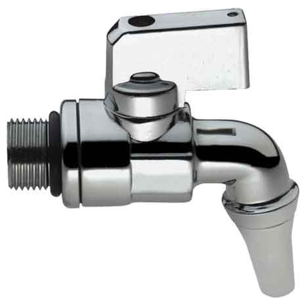 rubinetto a sfera per contenitore ottone cromato 1/2"