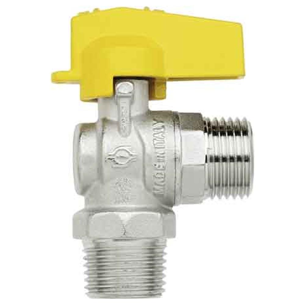 rubinetto a squadra per gas m.m. 1/2"