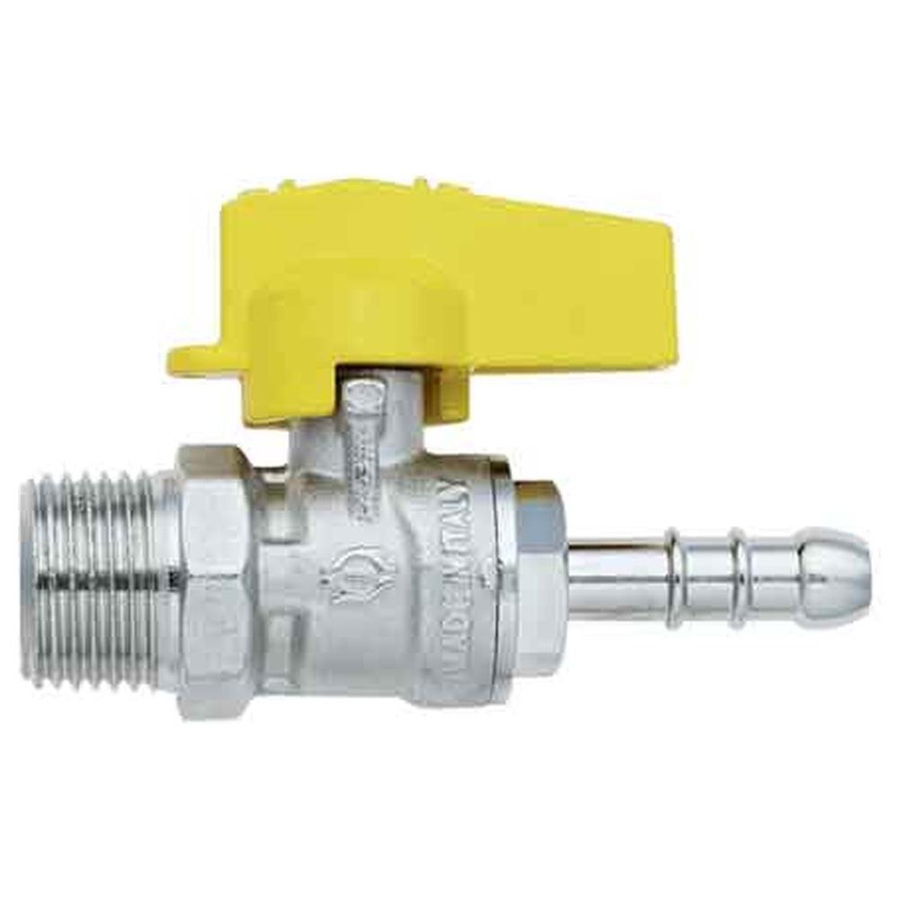 rubinetto diritto gas maschio portagomma