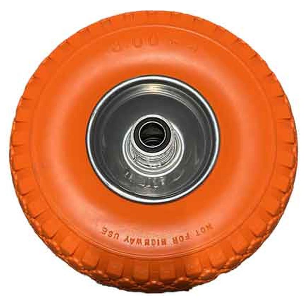ruota in poliuretano per carrelli con disco in acciaio cardinale  260x85 mm - portata 120 kg