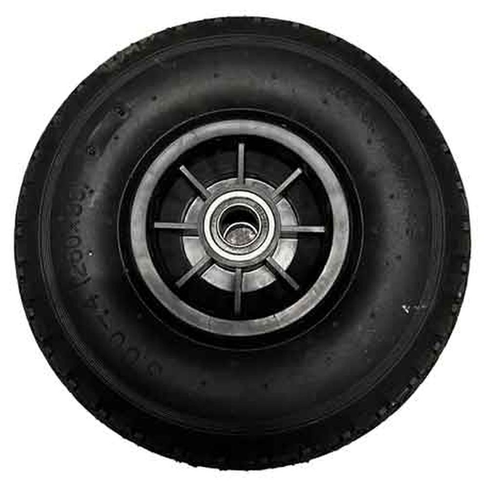 ruota pneumatica per carrelli con disco in plastica cardinale 260x85 mm - portata 150 kg
