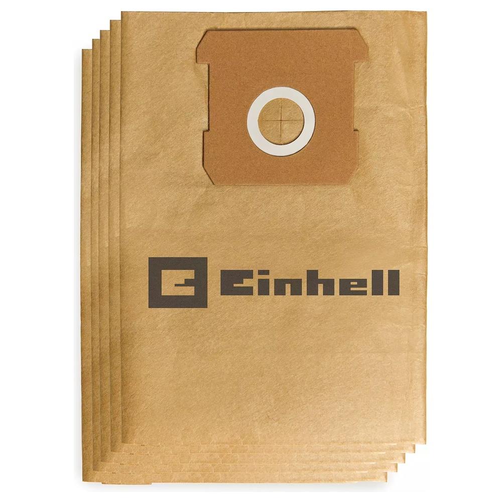 sacchetti einhell filtro in carta 10 litri (5 pz)