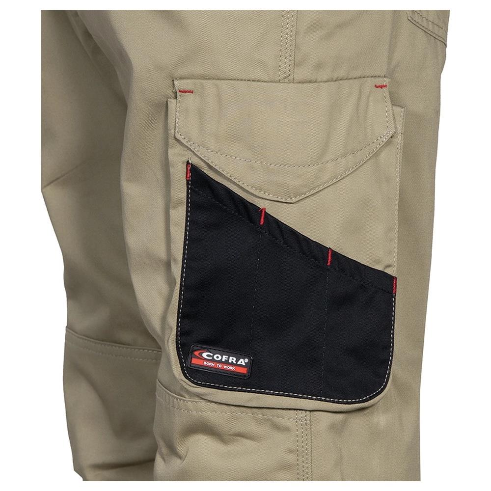 salopette cofra pocket v000 corda/nero 44