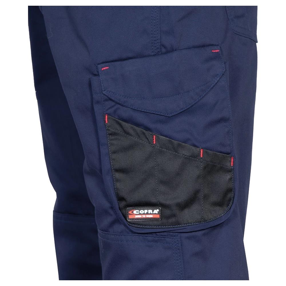 salopette cofra pocket v000 navy/nero 44