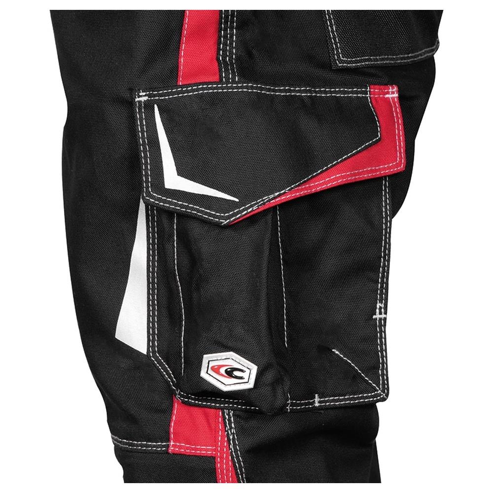 salopette cofra redonda v488 nero/rosso 44