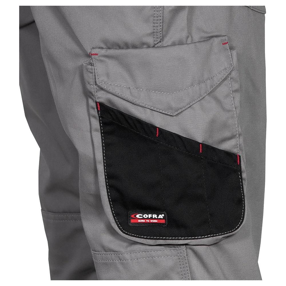salopette cofra steel v062 grigio/nero 44