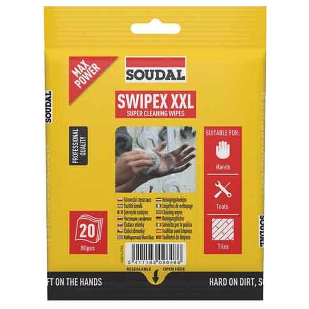 salviette lavamani 'swipex' soudal confezione 20 pezzi