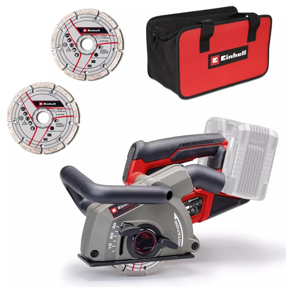 scanalatore einhell a batteria tp-ma 36/30 li bl - solo