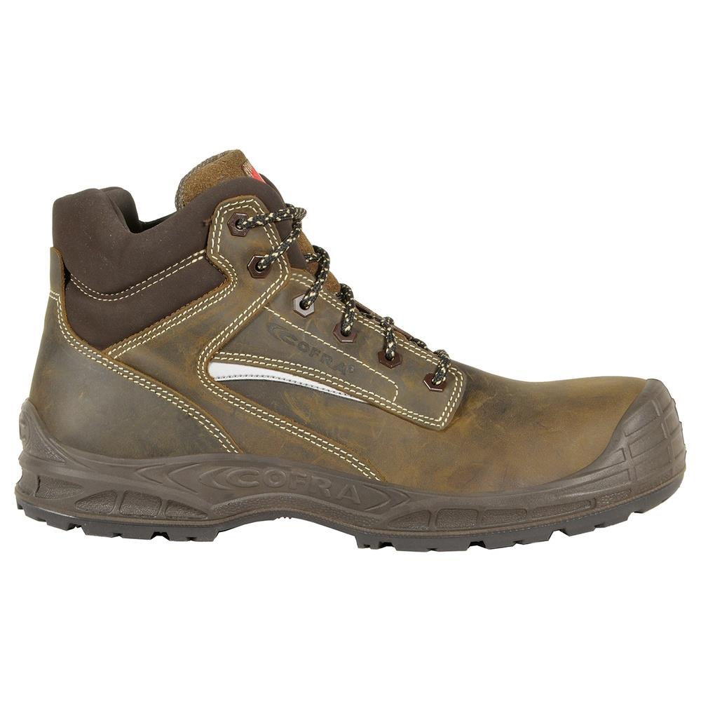 scarpe alte cofra montpellier brown uk s3 ci src 12670-001