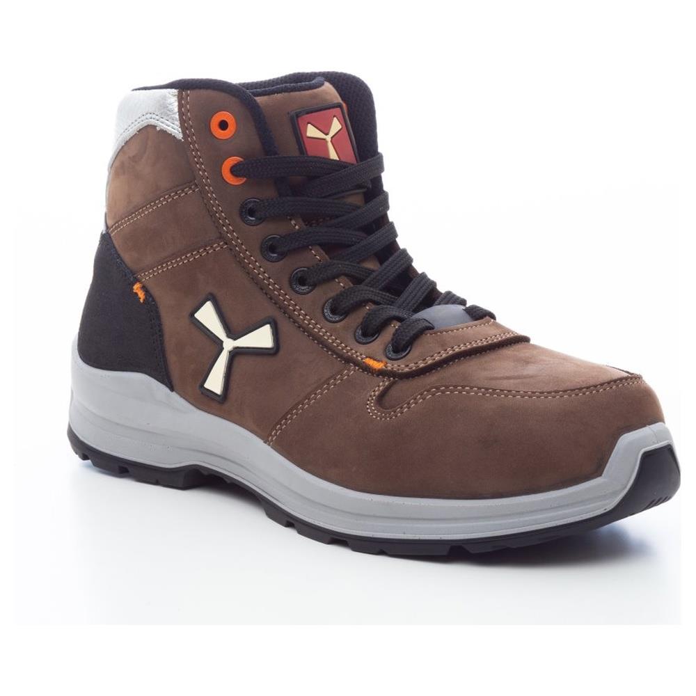 scarpe payper get force mid ld s3-nbk cioccolato 35