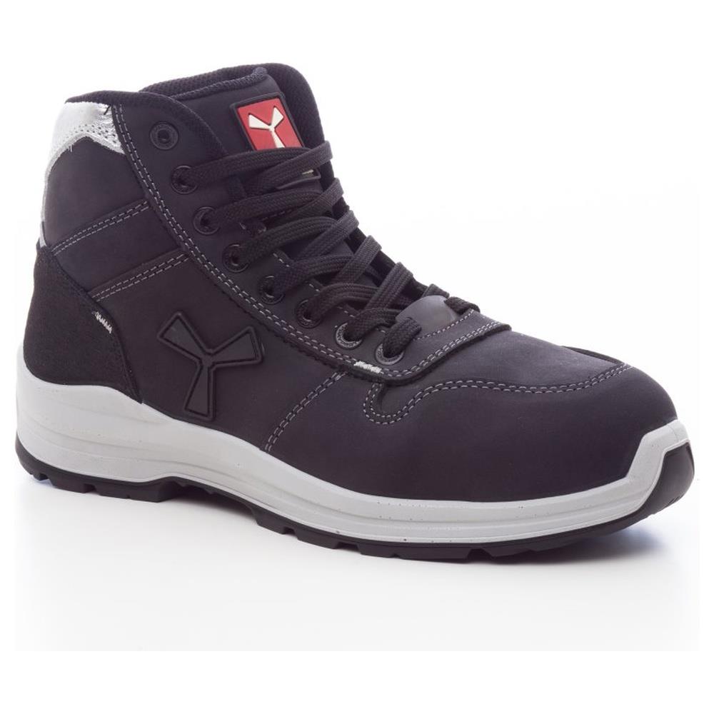scarpe payper get force mid ld s3-nbk total black 35