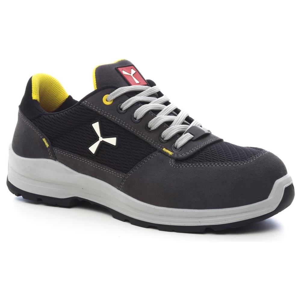 scarpe payper get texforce low s1p-sut steel grey/nero 39
