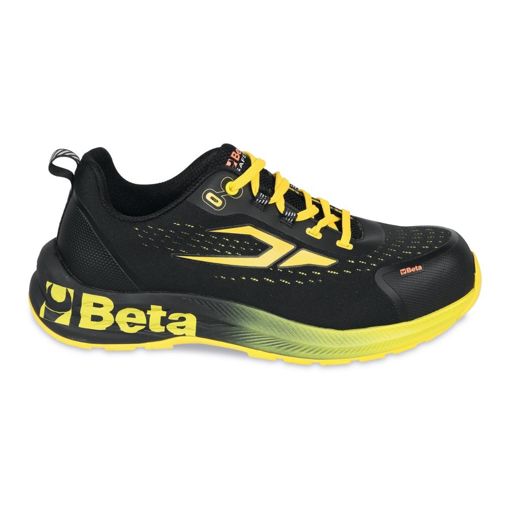 scarpe renegade s1p in tessuto intrecciato resistente e traspirante, dettagli gialli beta 7341y 37