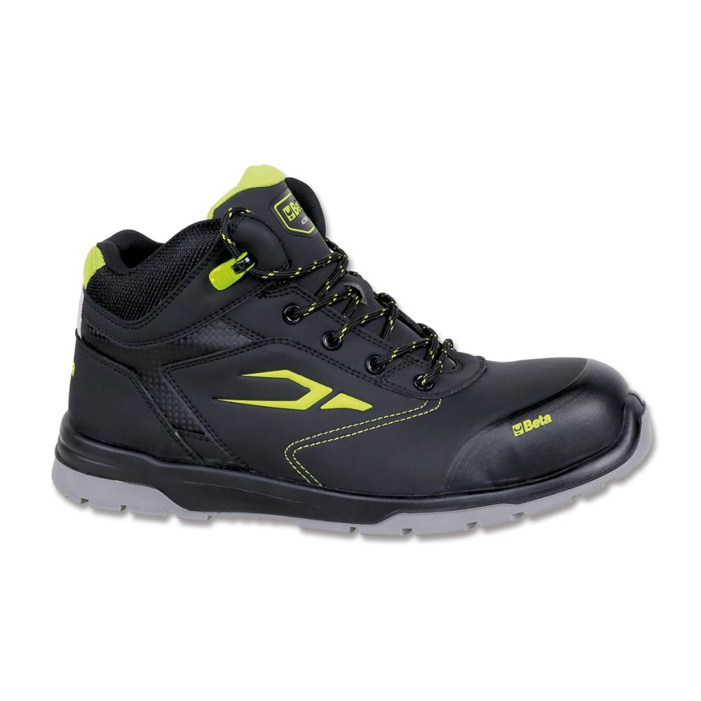scarpe s3 alte in microfibra idrorepellente con rapido sfilamento beta 7321na