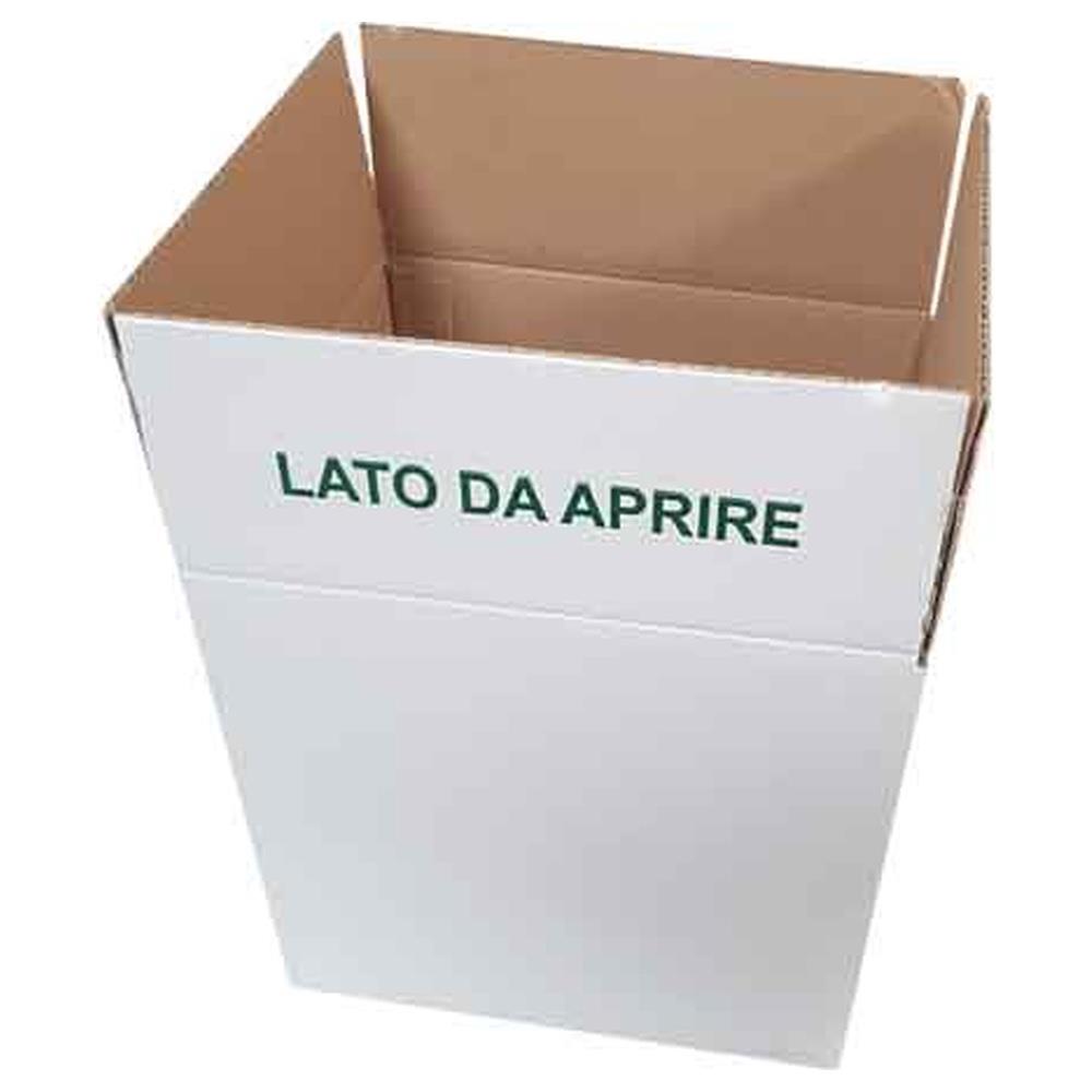 scatola spedizione per lattine olio cm 30,5x25x31h (4x5 lt)