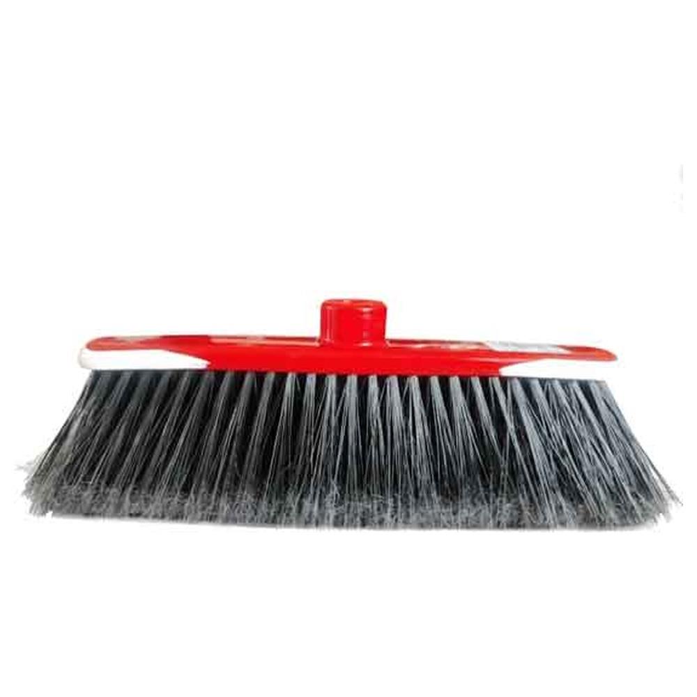 scopa casalinga rosso/nera con paracolpi
