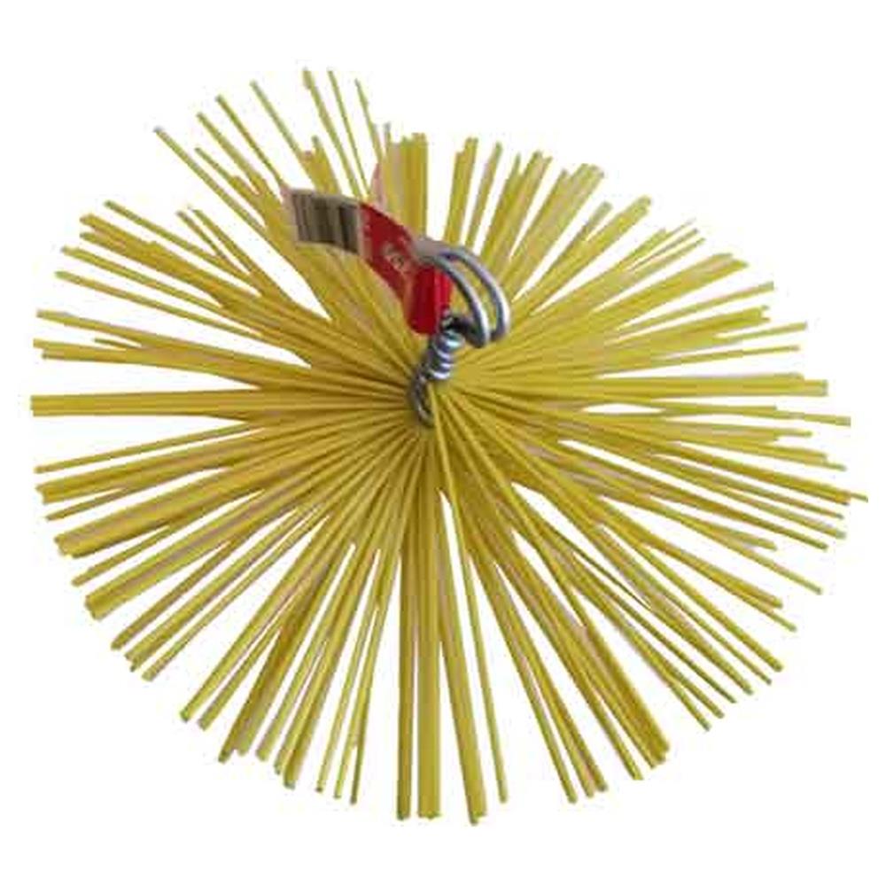 scovolo in fili di nylon lisci per pulizia camino ø 200 mm