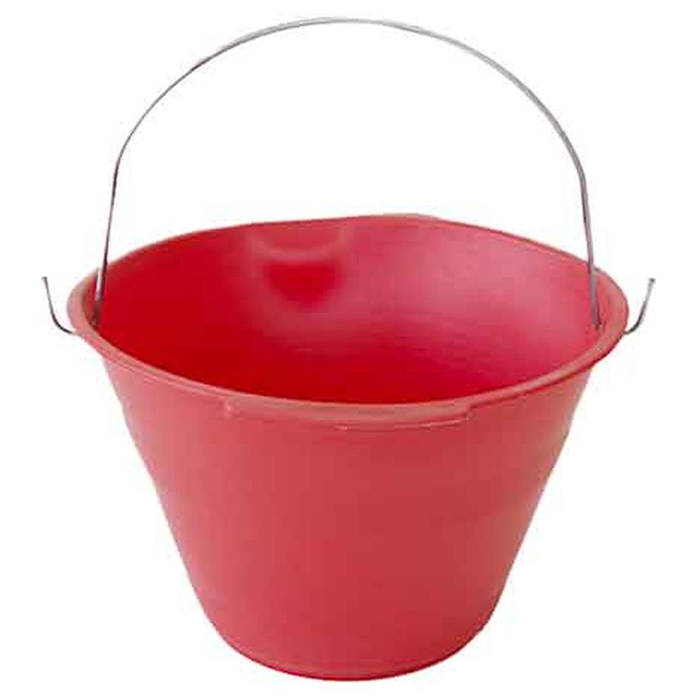 secchio muratore 10 lt colore rosso