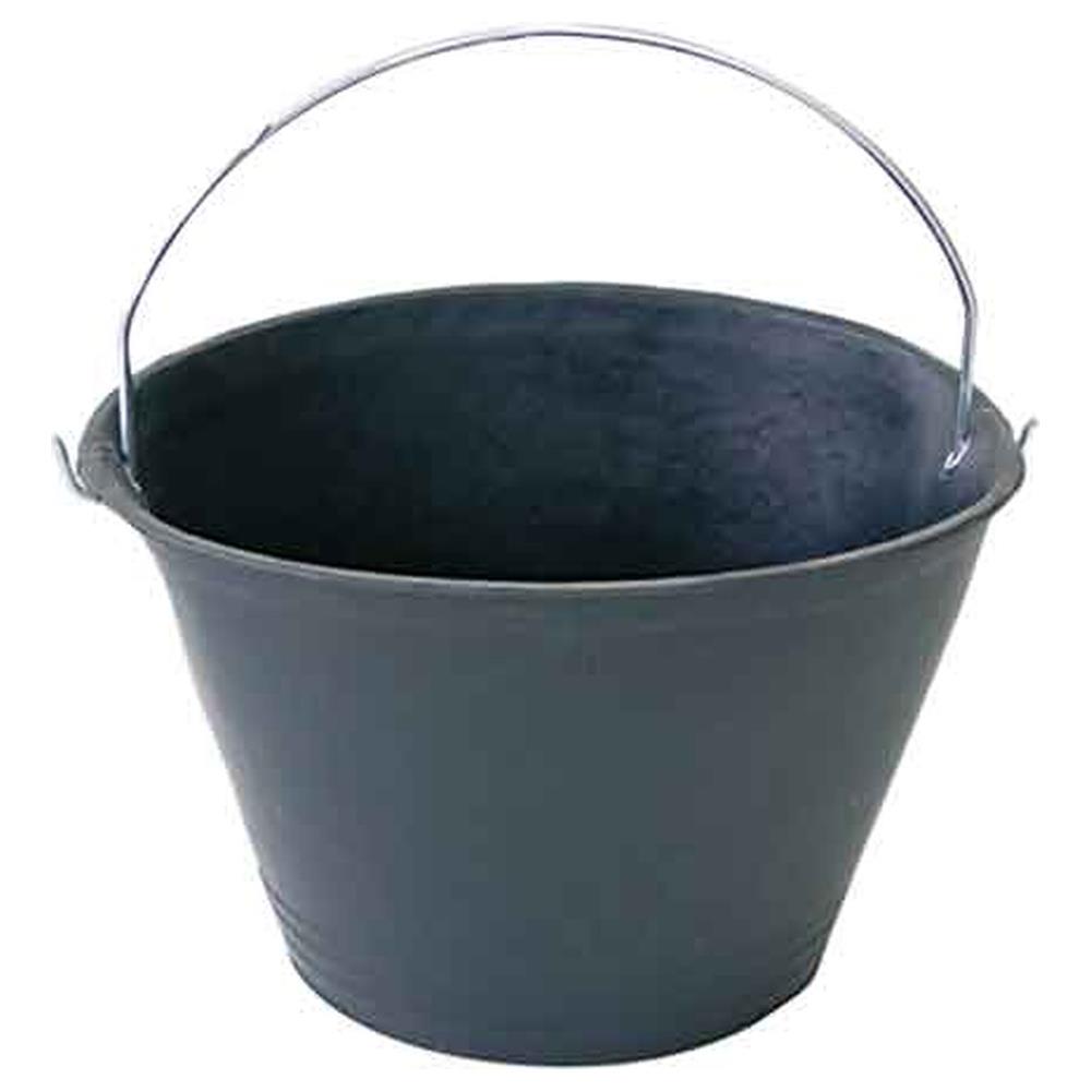 secchio muratore 8 lt colore nero