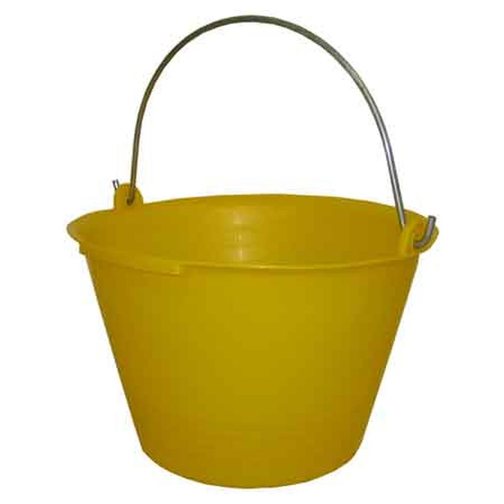 secchio muratore  extra  12 lt colore giallo